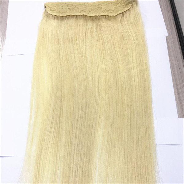 Human Hair Remy Hair Grade halo hair extensions high quality YL150